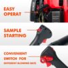 Backpack Gas Leaf Blower, 76Cc, 660Cfm, 200Mph, 4 Stroke Air Cooling Gas Backpack Grass Blower, Snow Blower Epa Compliant - Red - Image 6