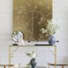 Cherry Blossom Wall Art Panels, Wall Decor For Living Room Dining Room Office Bedroom (Set of 2) - Gold - Image 4