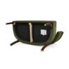 Jared - Roll Arm Tufted Bench Settee - Olive Green - Image 7