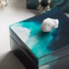 Bethany - Aqua Jewelry Box, Stackable Decorative Storage Boxes & Lids - Colorful - Image 9