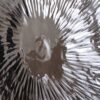 Textured Oversized Disc, Wall Decor For Living Room (Set of 3) - Silver - Image 9