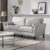 Damian - Woven Fabric Sofa - Light Gray - Image 4