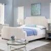 Addison - King Tufted Panel Bed Frame - Cloud White - Image 12