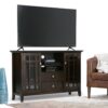 Bedford - Tall TV Media Stand - Dark Tobacco Brown - Image 5