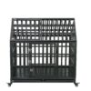Heavy Duty Dog Cage Pet Crate With Roof - Black - Image 8