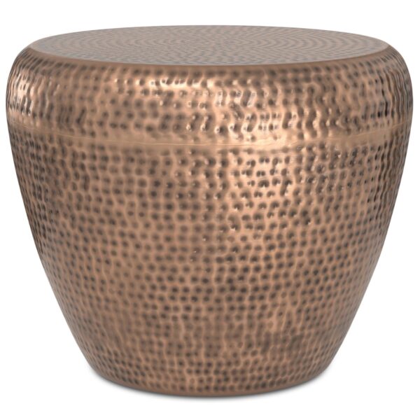 Preston - Metal Side Table - Antique Copper