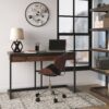 Erina - Small Desk - Distressed Charcoal Brown - Image 8