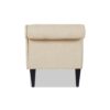 Harrison - Tufted Roll Arm Chaise Lounge - Beige - Image 2