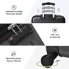 3 Piece Luggage Set Hardside Spinner Suitcase With Tsa Lock 20" 24" 28" Available - Black - Image 4