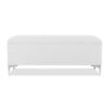 Madelyn - Modern Storage Bench - Bright White Dye - Image 6