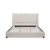 Manhattan - King Shelter Platform Bed Frame - Light Beige - Image 2
