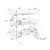 Full Over Full Over Full Triple Bed With Built-In Ladder And Slide, Triple Bunk Bed With Guardrails - White - Image 13