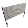 Braided Matisse - Queen Size Headboard - Black / Cream - Image 5