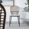 5 Piece Dining Set (Table And 4 Chairs) - Matt Black / Gray - Image 6