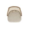 Bahama - Cane High Back Swivel Counter Stool With Recessed Arms Textured Weave - Taupe Beige - Image 2