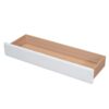 Queen Size Upholstered Platform Bed With Drawer - White - Image 5