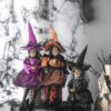 Halloween Witch Decor (Set of 3) - Black / Orange / Purple - Image 7