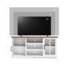 Hampton - TV Stand Console For TVs Up To 80" - Jasmine Whitewash / Barnwood - Image 10
