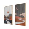 Rectangular Tassel Print Wall Art, Home Decor For Living Room Bedroom Office Hallway - Multicolor - Image 9