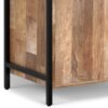 Kelsey - Narrow Bookshelf With Cabinet - Natural - Image 9