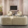 Donna - Japandi Style Boucle Sofa - Cream / Ivory - Image 3