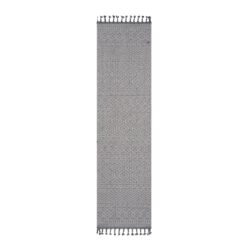 Guros - 2' X 8' Geometric Indoor / Outdoor Area Rug - White