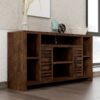 Sausalito - TV Stand Console For TVs Up To 70" Wood - Whiskey - Image 6