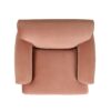 Alana Lawson - Accent Arm Chair Casters - Peach Orange - Image 5