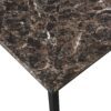 5 Piece Dinning Set With Faux Marble Top, Table & 4 Chairs - Black - Image 10