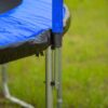 15Ft Trampoline With Basketball Hoop Inflator And Ladder (Inner Safety Enclosure) - Blue - Image 16
