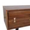 Asther - Acacia Wood TV Cabinet - Natural Wood / Brown - Image 5