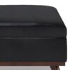 Owen - Square Coffee Table Storage Ottoman - Midnight Black - Image 3