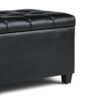 Sienna - Storage Ottoman Bench - Midnight Black - Image 6