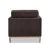 Knox - Modern Farmhouse Chaise Lounge Chair - Deep Brown - Image 5