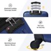3 Piece Luggage Set Hardside Spinner Suitcase With Tsa Lock 20" 24" 28" Available - Blue - Image 4