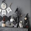 Gnome Decor, For Halloween Decor - Black / White - Image 13