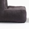 Fluffy Bean Bag Chair, Comfortable Bean Bag For Adults And Children, Super Soft Lazy Sofa Chair With Memory Foam And Ottoman, Indoor Modern Focus Bean Bag Chair For Living Room, Bedroom, Apartment - Black - Image 11