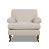 Alana Lawson - Accent Arm Chair Metal Casters - Sky Neutral Beige - Image 5
