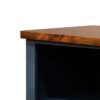 Nantucket - 5 Shelf Bookcase - Blue Denim, Whiskey - Image 5