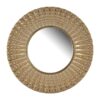 Beaded - Sunburst Mirror, Round Accent Wall Mirror For Living Room - Gold - Image 2