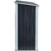 Firewood Rack, Log Holder With Roof, Log Storage, Firewood Stand For Outdoor Backyard Garden Patio Porch, Galvanized Steel - Gray - Image 5