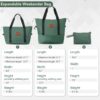Hardshell Luggage Sets 6 Piece Suitcase Set, Expandable Lightweight Suitcases With Wheels, Tsa Lock - Green - Image 5