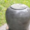 Heavy Outdoor Cement Fountain Antique, Cute Unique Urn Design Water Feature For Home Garden, Lawn Deck & Patio - Antique Gray - Image 4