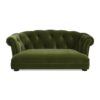 Kiki - Chesterfield Dog Sofa Bed, Medium - Olive Green - Image 3