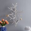 Metal Branch Wall Sculptures With Bird Accents (Set of 2) - Silver Multi - Image 8