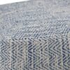 Nate - Square Pouf - Patterned Denim Melange - Image 4