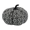 Halloween Pumpkin Decor Set, For Holiday Halloween Decoration (Set of 6) - Black / White - Image 3