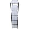84" x 48" x 20" 6 Tier 6000Lbs Capacity Nsf Metal Shelf Wire Shelving Unit, Heavy Duty Adjustable Storage Rack With Wheels & Shelf Liners For Commercial Grade Utility Steel Storage Rack - Black - Image 9