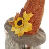 Sitting Gnome With Maple Leaf On Hat, For Holiday Harvest Festival Fall Festival & Thanksgiving Table Decorations (Set of 2) - Orange Multi - Image 6