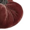 Velvet Weighted Pumpkin With Resin Stem Rusty (Set of 4) - Red - Image 8